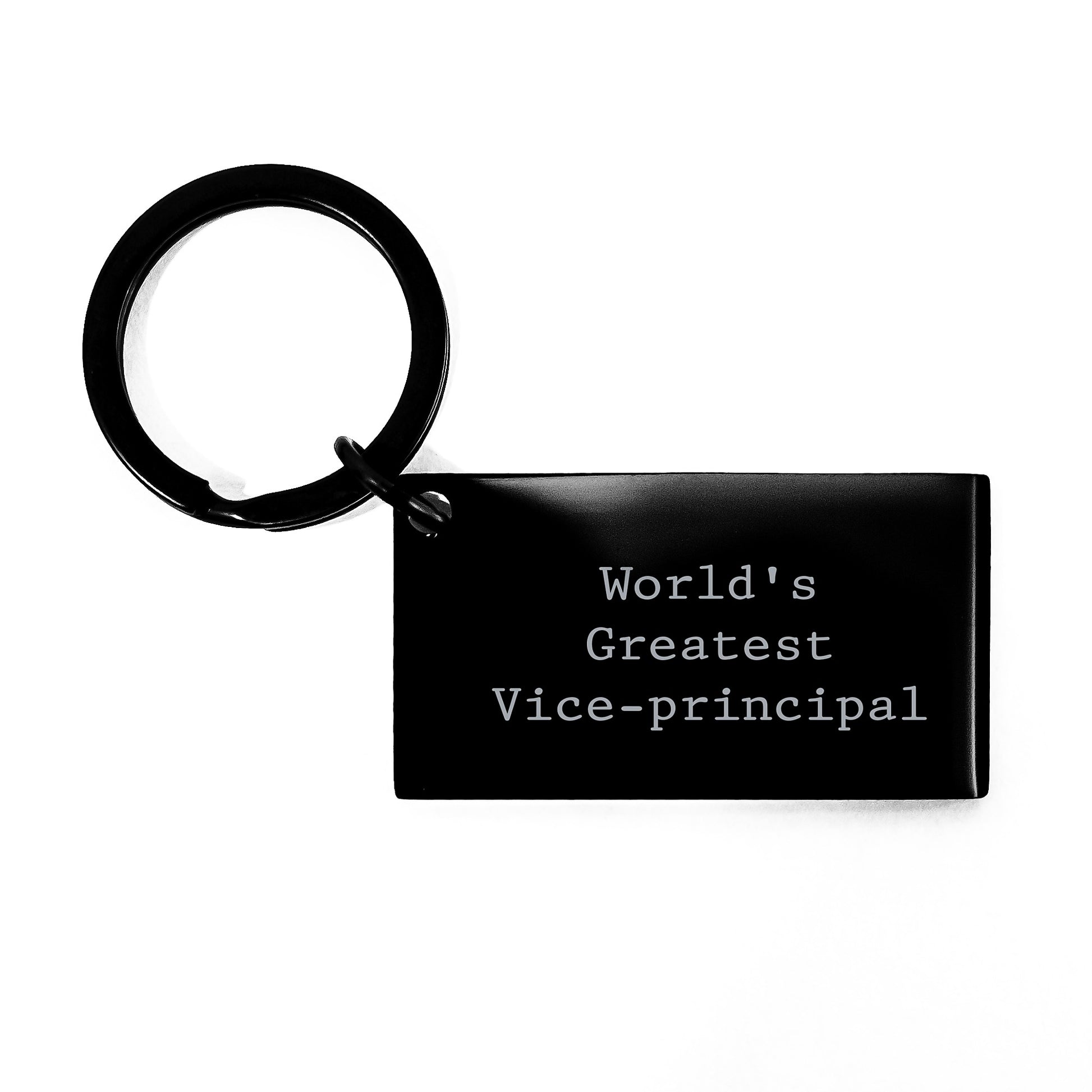 World's Greatest Vice-principal Funny Quote Keychain for Vice-principal Gifts from Dad, Funny Vice-principal Keychain for Men, Unique Father's Day Unique Gifts for Vice-principal - Image 1