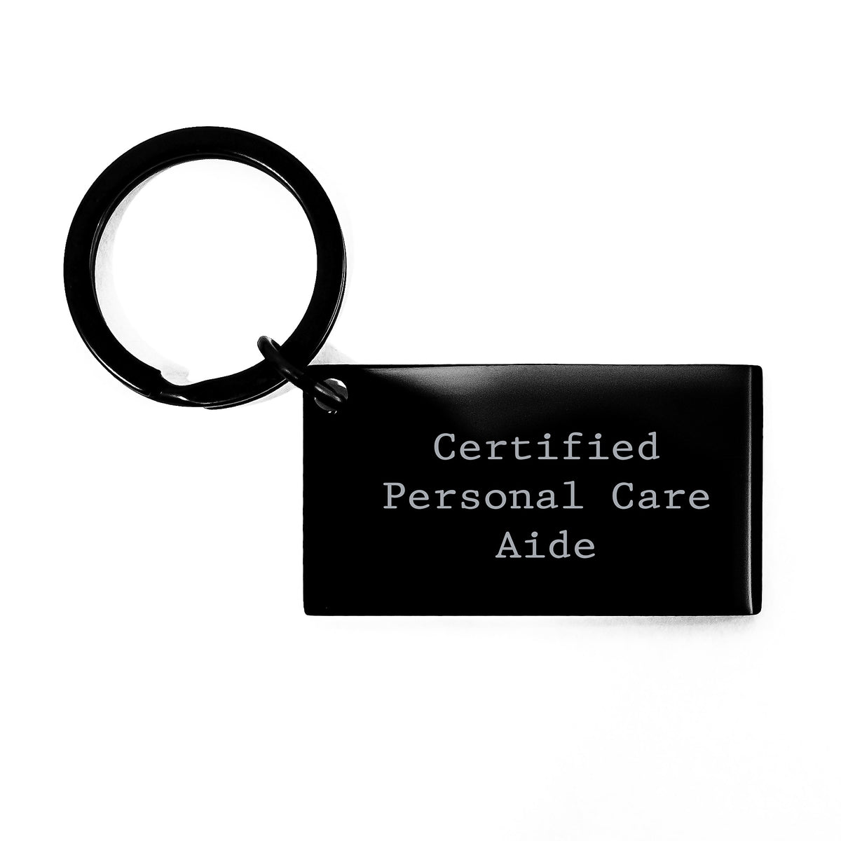 Funny Personal Care Aide Keychain Gifts from Friends for Women - Birthday Unique Gifts - Certified Personal Care Aide Keychain, Inspirational Message - Image 1