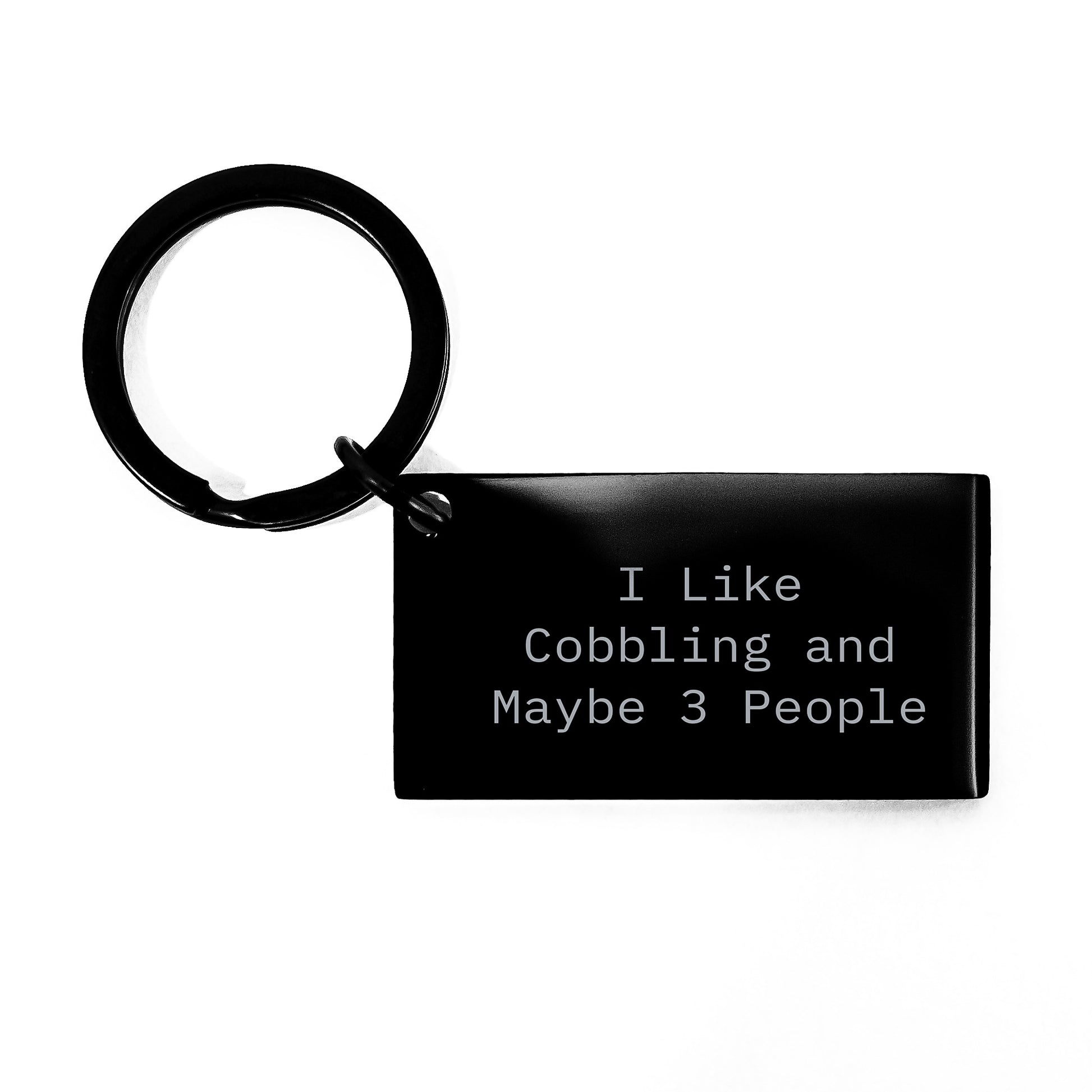 For Him Cobbling Keepsake Keychain Stainless Steel Birthday Gift - Image 1