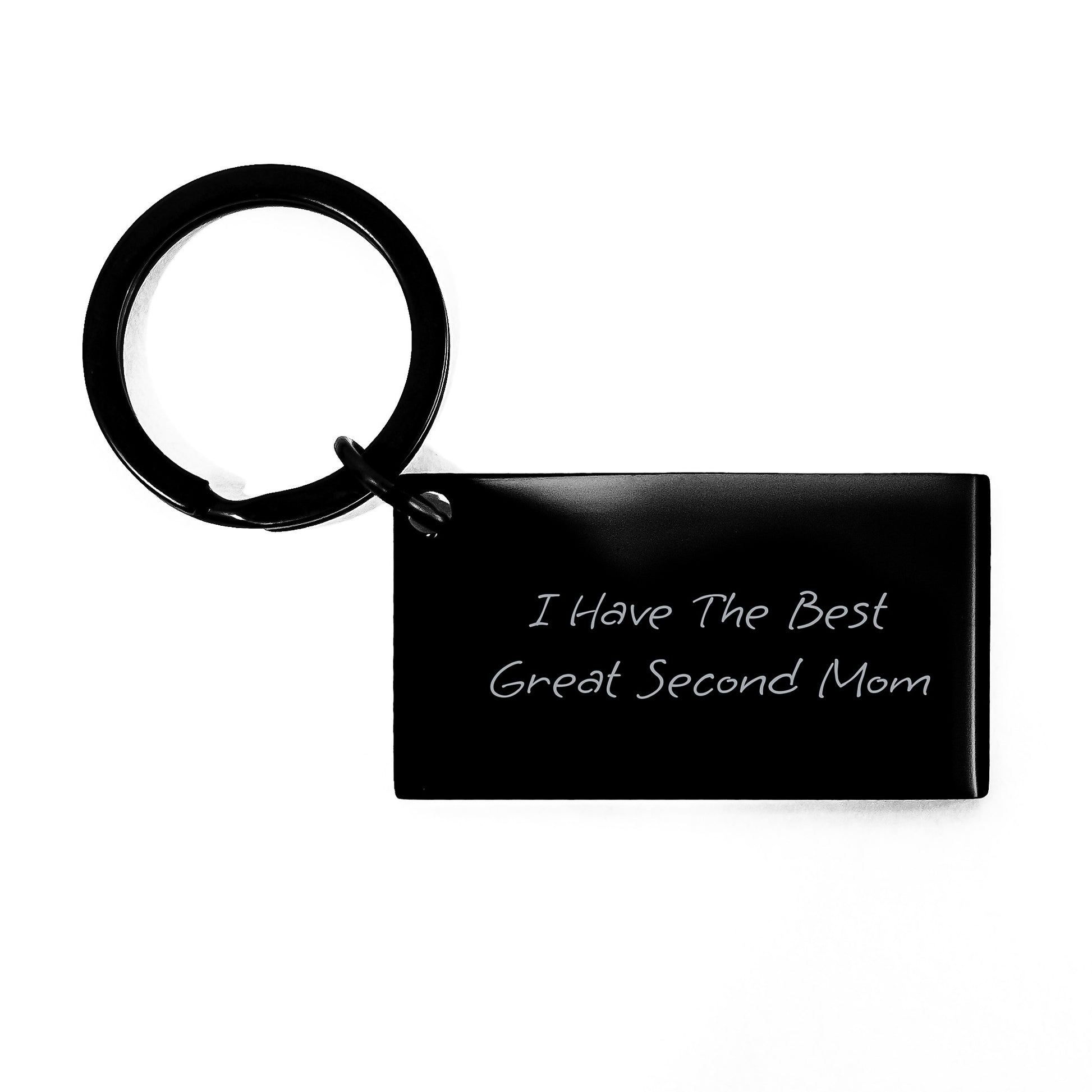 Playful Second Mom Keychain Novelty Birthday Gift for Grandma Keepsake - Image 1