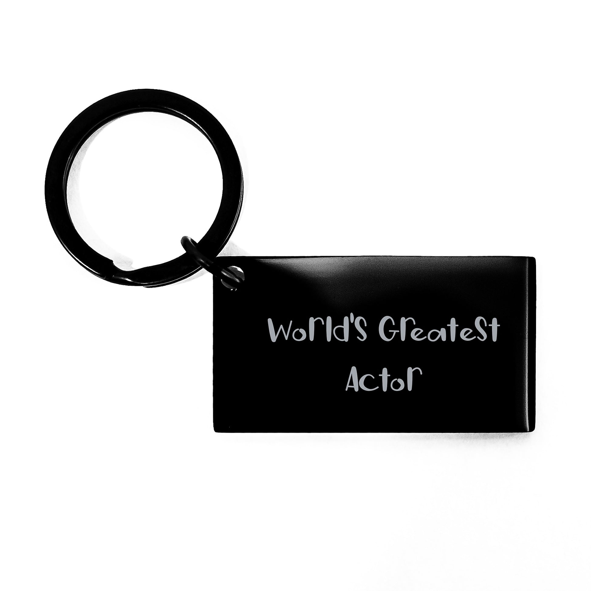 Actor Keepsake Keychain for Him Birthday Gift World's Greatest Actor - Image 1