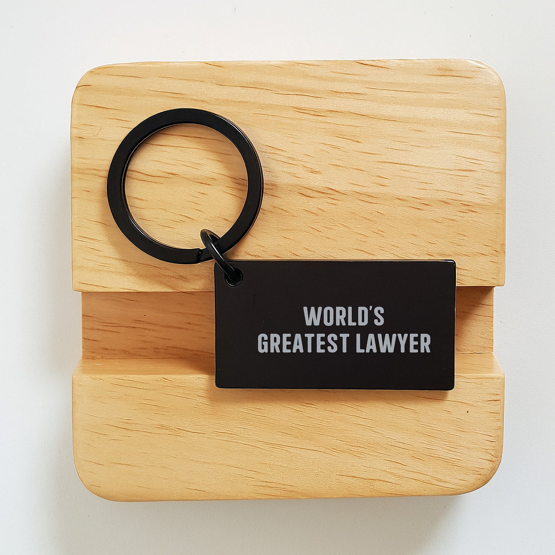 Birthday Gift for Her Lawyer Keychain Present – World's Greatest Lawyer - Image 2