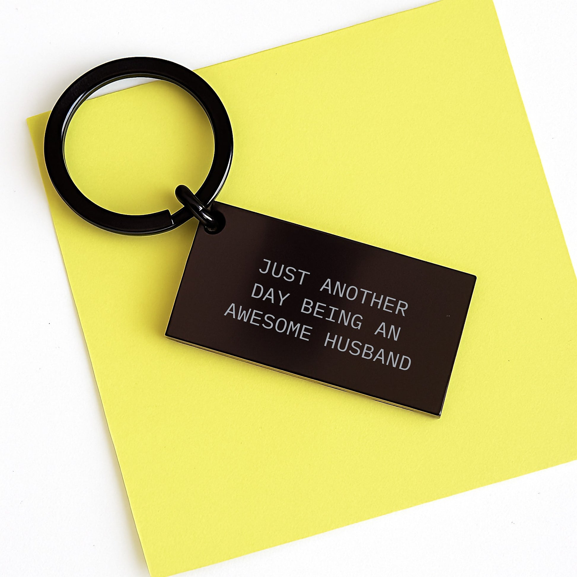 Husband Keychain Birthday Gift for Grandpa – Just Another Day - Image 3