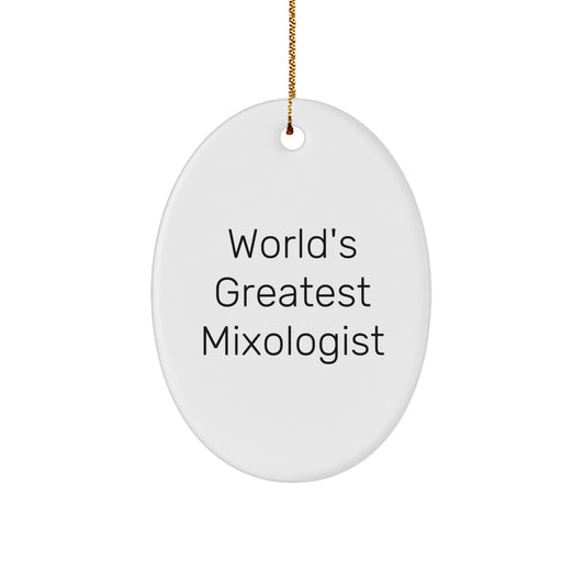 Christmas Gift World's Greatest Mixologist Present for Her - Festive - Image 1
