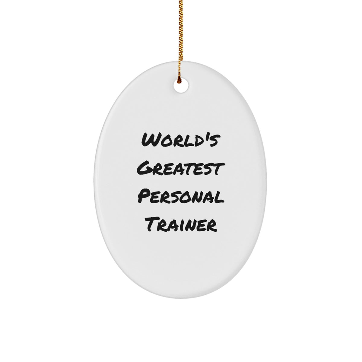 Personal Trainer Durable Keepsake Christmas Ornament for Him Gift - Image 1