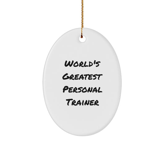 Personal Trainer Durable Keepsake Christmas Ornament for Him Gift - Image 1