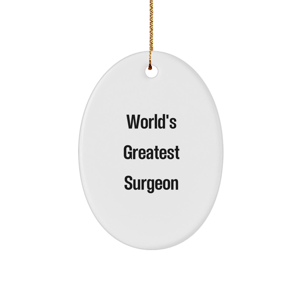 Surgeon Keepsake Christmas Ornament for Him Greatest Surgeon Gift - Image 1