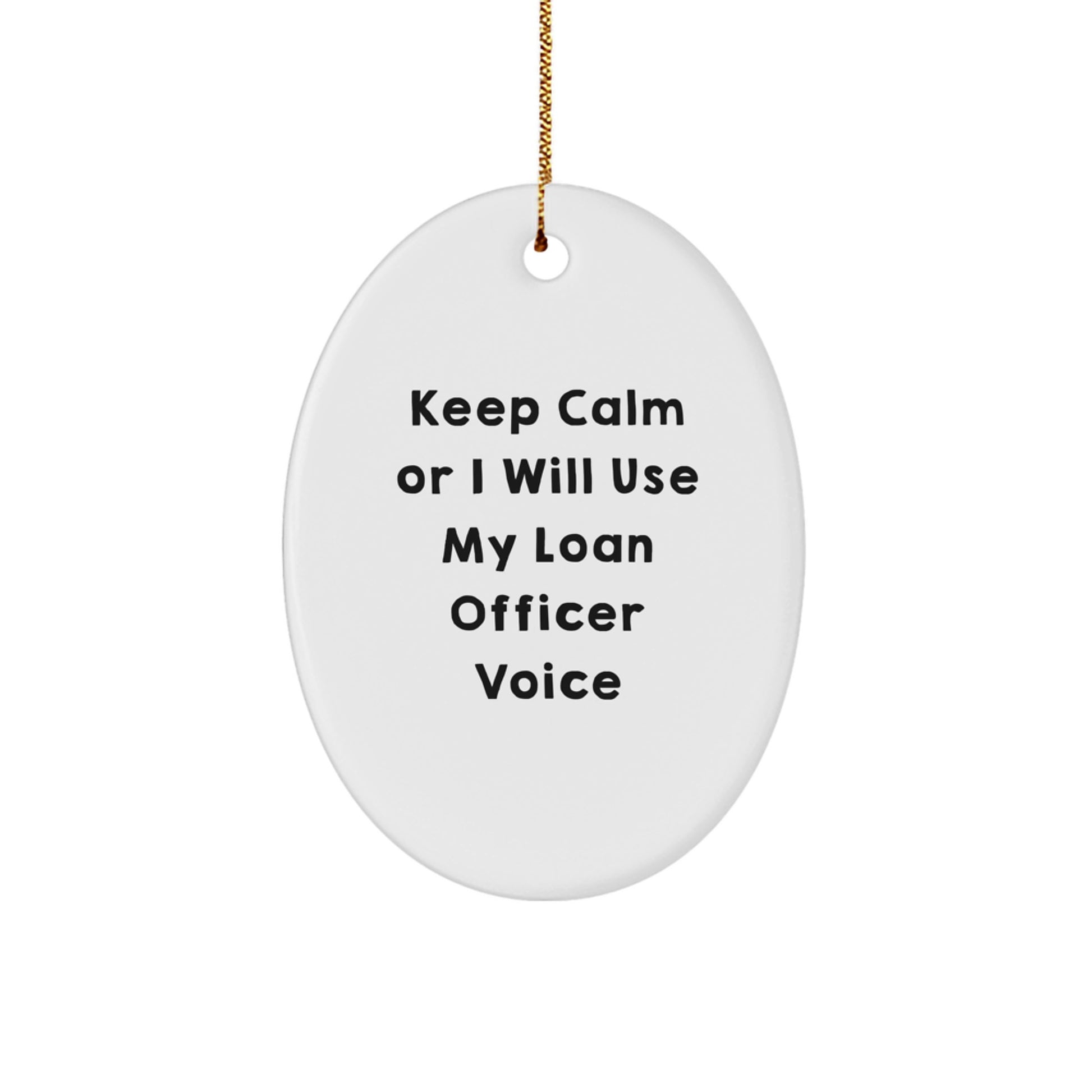 Loan Officer Keepsake Christmas Ornament for Him Gift - Image 1
