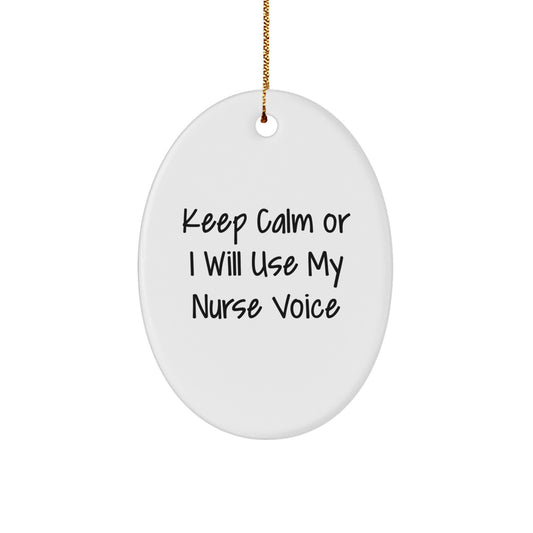 Nurse Keepsake Christmas Ornament for Him Gift - Image 1