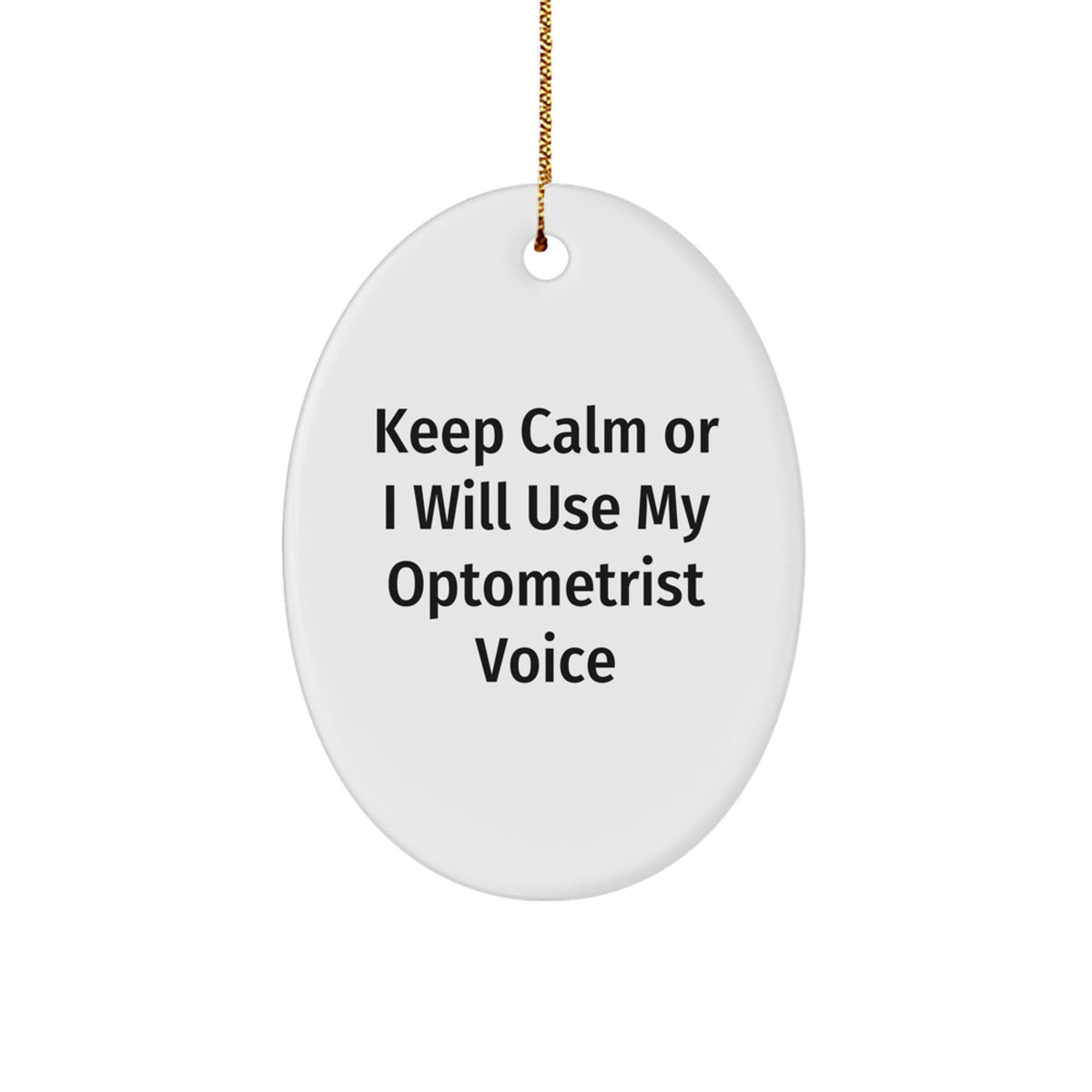 Optometrist Keepsake Holiday Christmas Ornament for Him Gift - Image 1