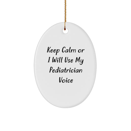 Pediatrician Christmas Ornament for Coworkers Idea Holiday Keepsake Gift - Image 1