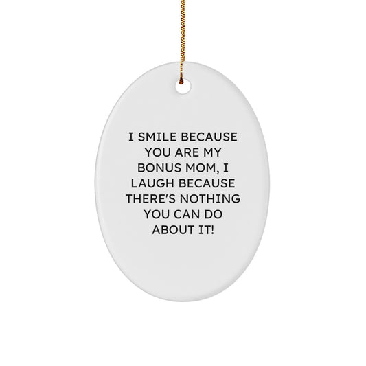 Bonus Mom Keepsake Surprise Holiday Tree Christmas Ornament for Her Gift - Image 1