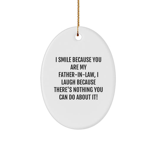 Father-in-law Keepsake Durable Bright Christmas Ornament for Him Gift - Image 1