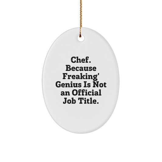 Chef Keepsake Christmas Ornament for Him Gift – Festive Kitchen Tribute - Image 1