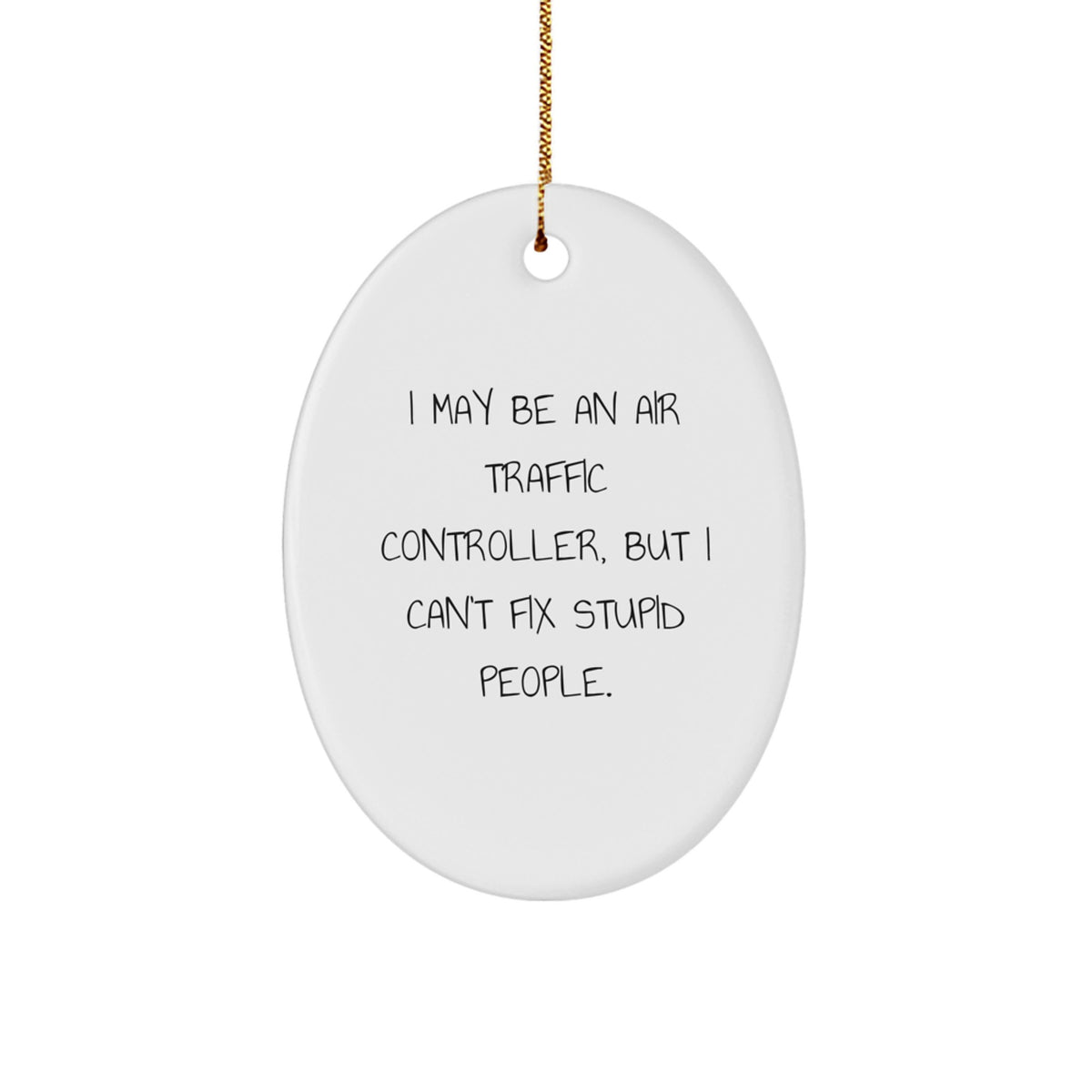 Air Traffic Controller Christmas Ornament Collectible for Neighbors Gift - Image 1