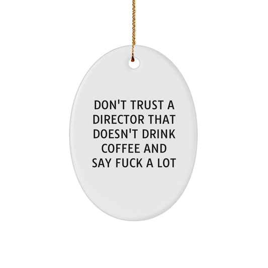 Christmas Gift for Teens Surprise Director Ornament - Image 1