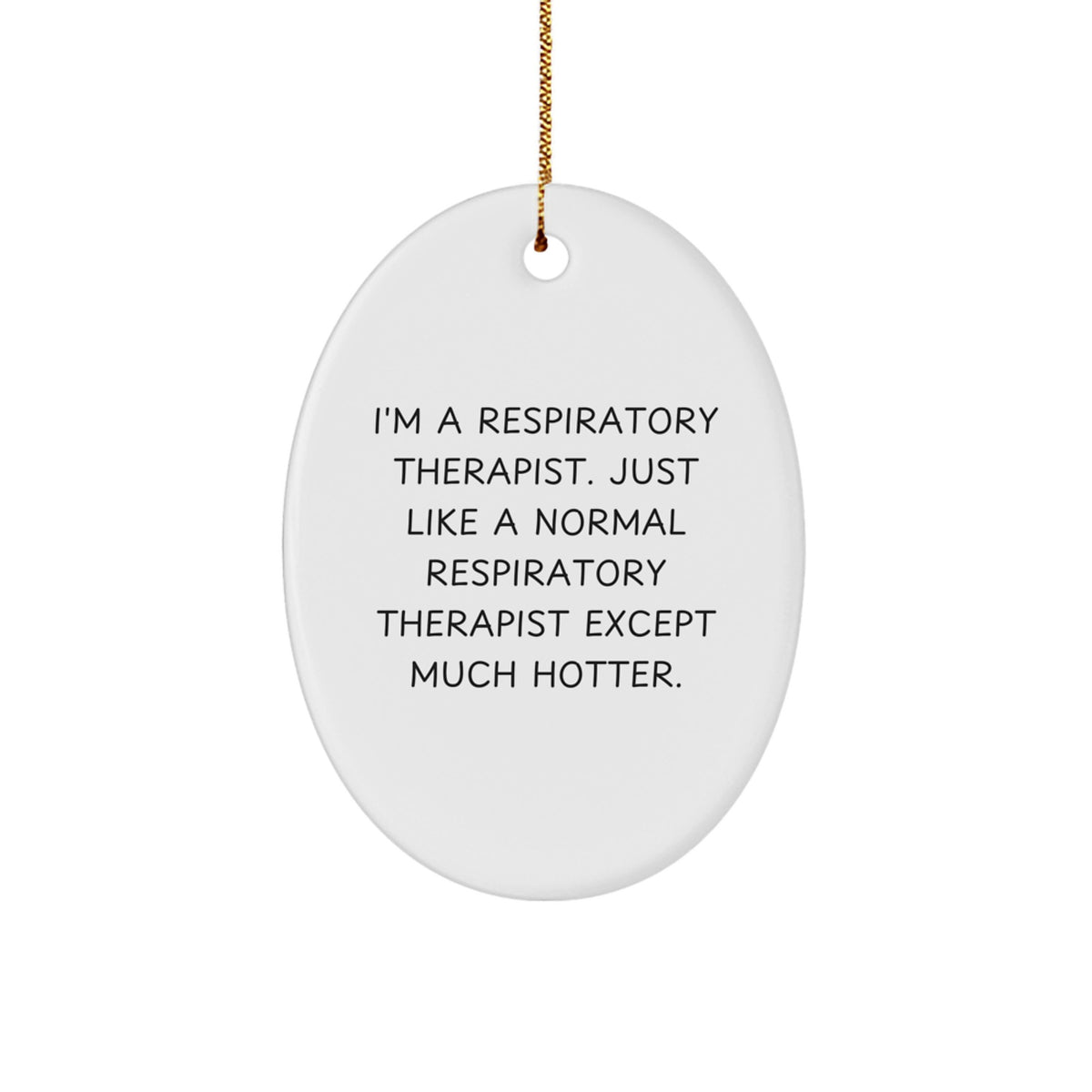 Respiratory Therapist Keepsake Christmas Ornament for Him Gift - Image 1
