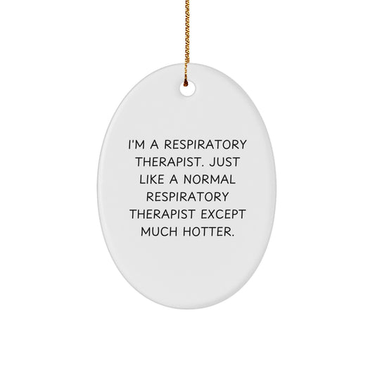 Respiratory Therapist Keepsake Christmas Ornament for Him Gift - Image 1