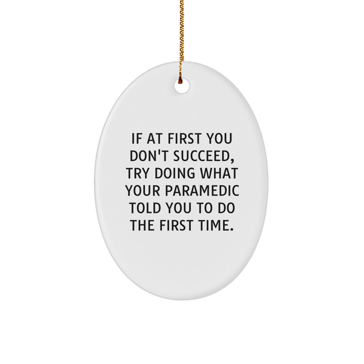 Rescue Worker Christmas Ornament Idea for Coworkers Gift Try Rescue Worker - Image 1