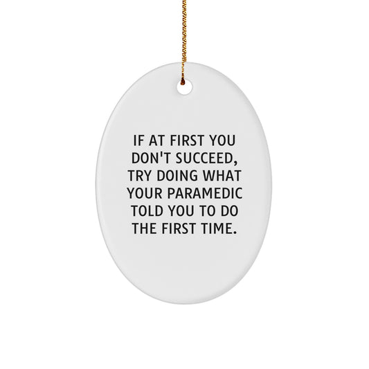 Rescue Worker Christmas Ornament Idea for Coworkers Gift Try Rescue Worker - Image 1