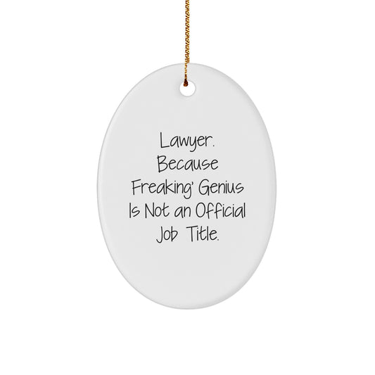 Lawyer Keepsake Christmas Ornament for Him Gift – Celebrate Success - Image 1