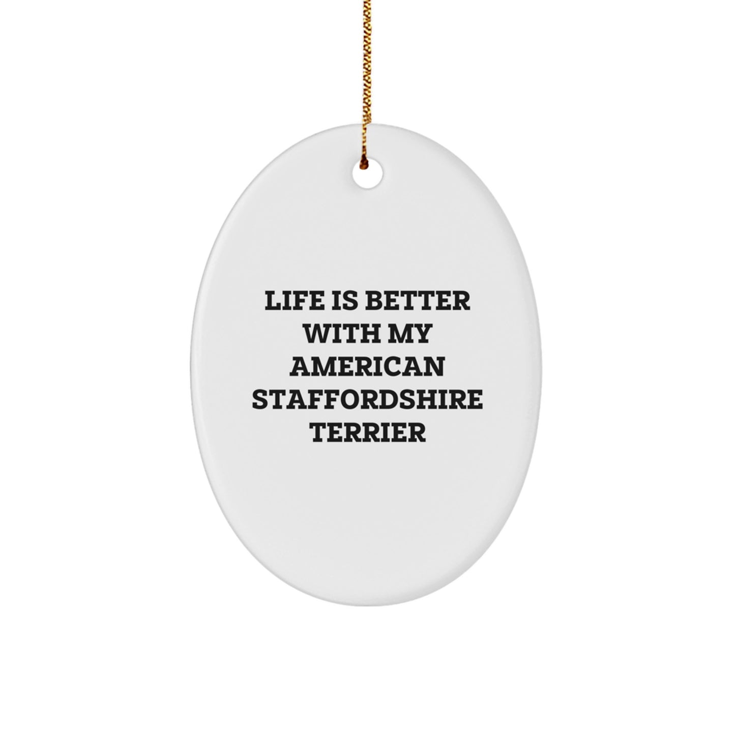 Funny American Staffordshire Terrier Dog Christmas Unique Gifts for American Staffordshire Terrier Dog Lovers from Friends and Family - Image 1