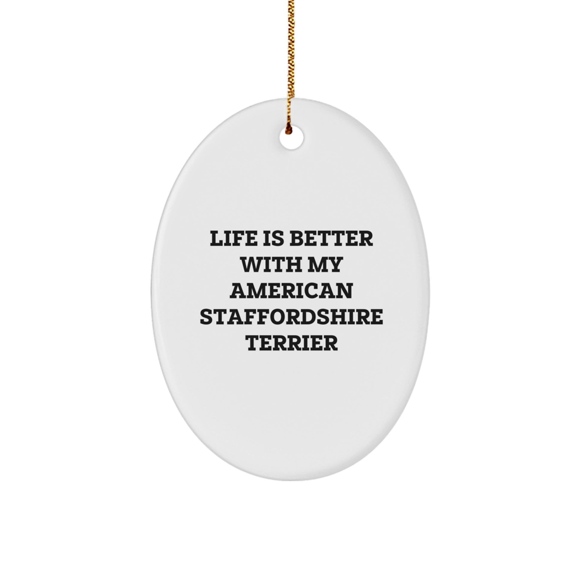 Funny American Staffordshire Terrier Dog Christmas Unique Gifts for American Staffordshire Terrier Dog Lovers from Friends and Family - Image 1