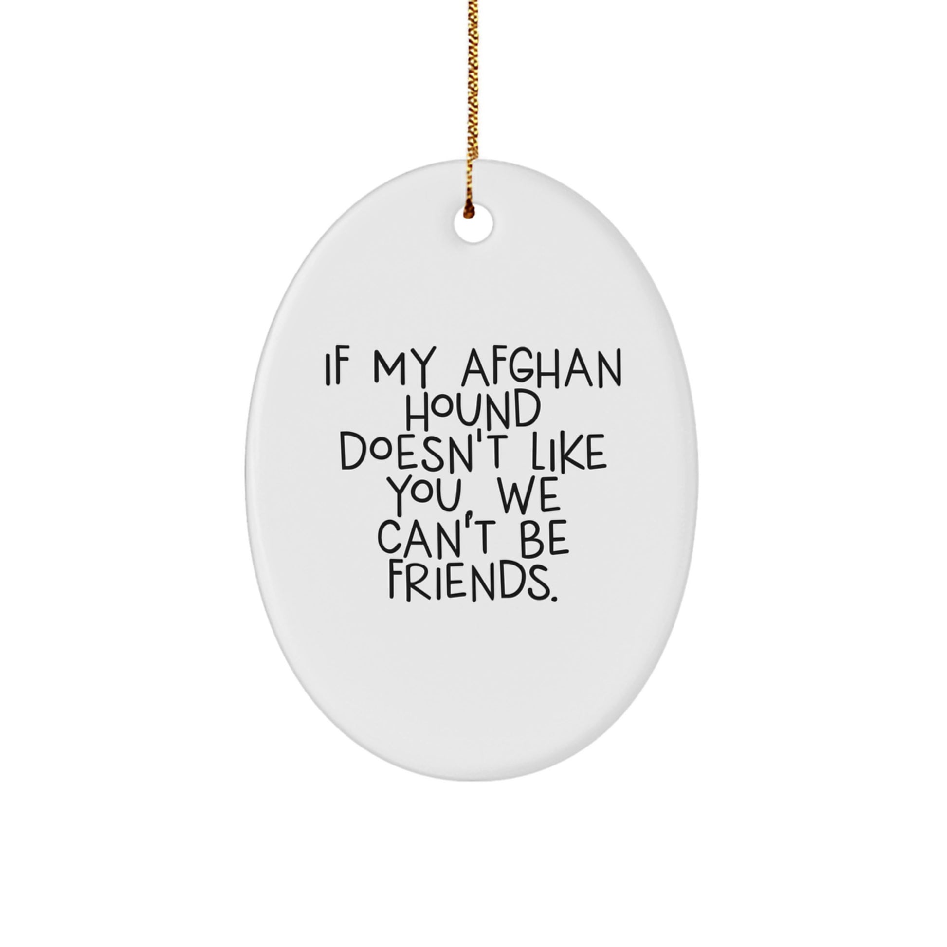 Funny Afghan Hound Dog Lover Gifts from Family Christmas Unique Decorations for Men Women Friends Coworkers - Image 1