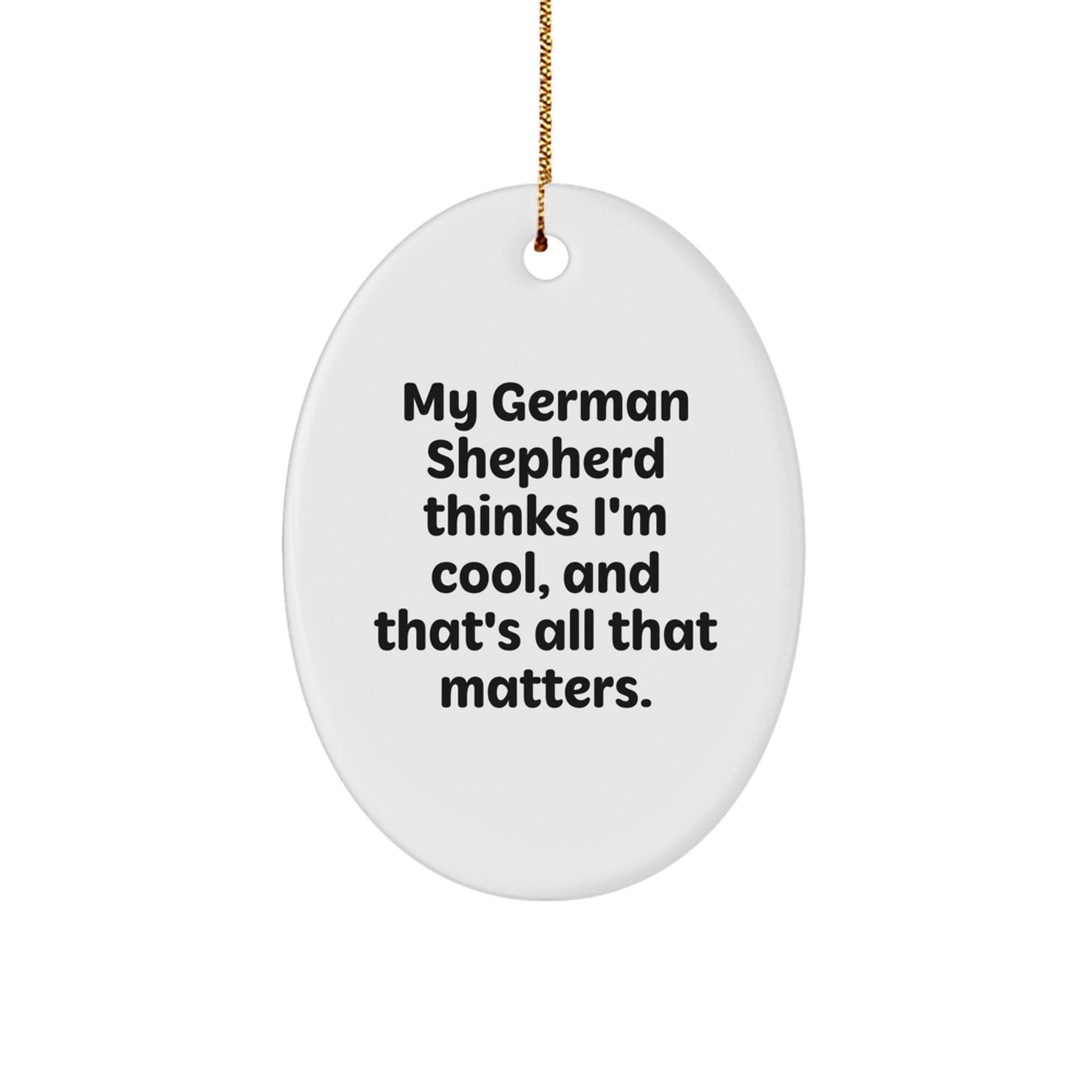 Funny German Shepherd Dog Gifts from Men to Friends for Christmas - Image 1