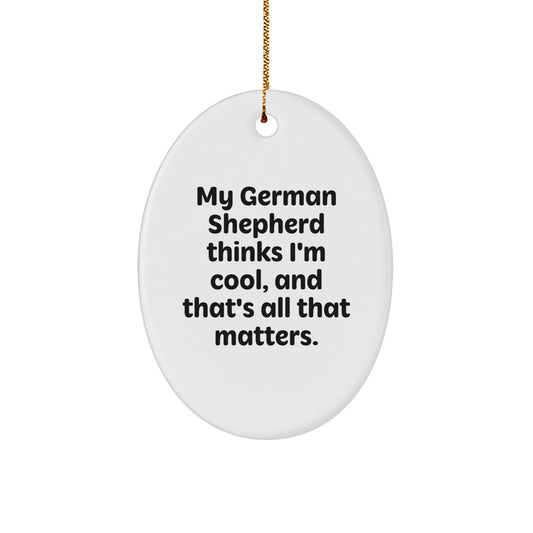 Funny German Shepherd Dog Gifts from Men to Friends for Christmas - Image 1