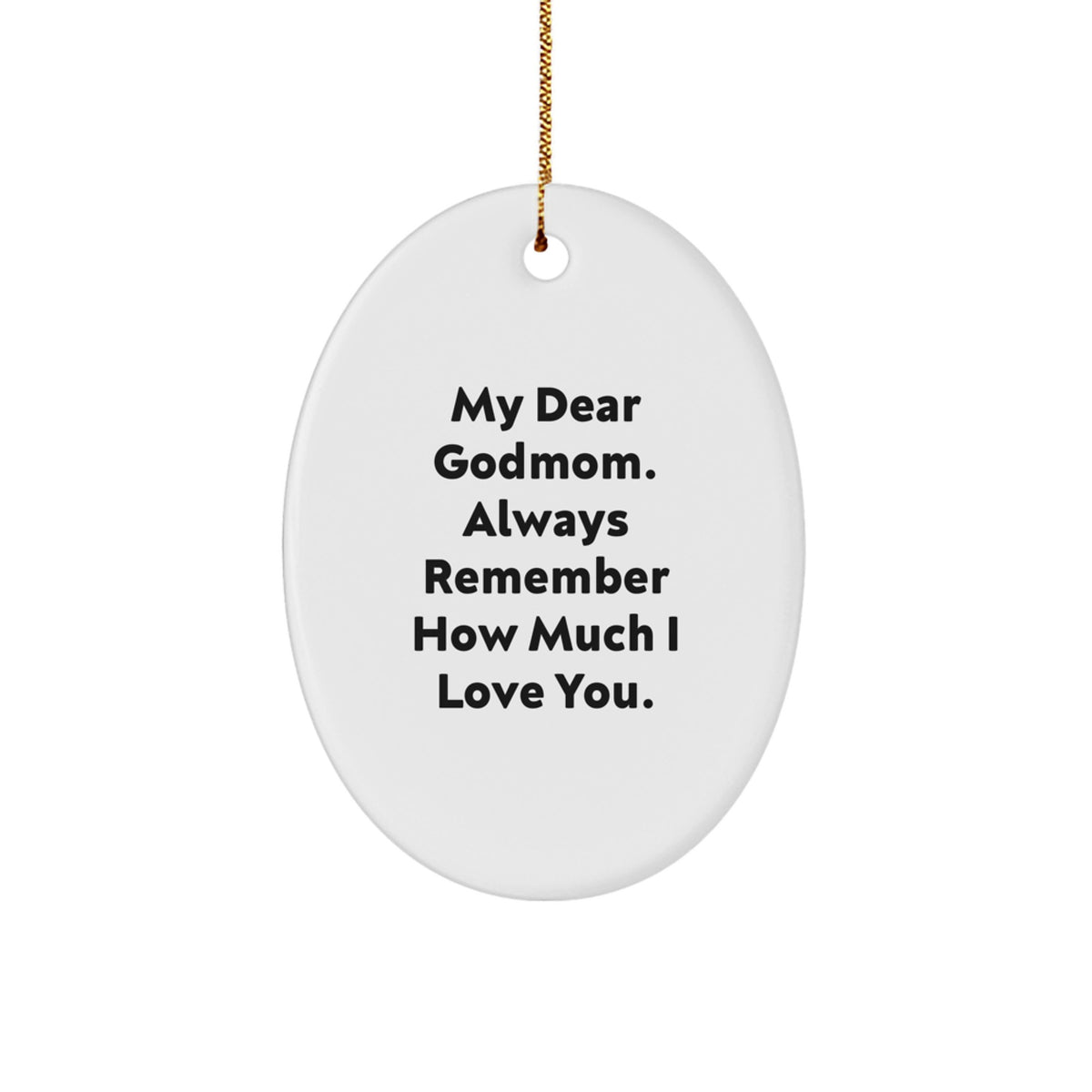 Favorite Godmom Christmas Ornament for Kids Gift - Image 1