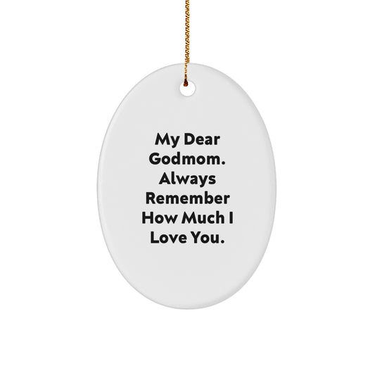 Favorite Godmom Christmas Ornament for Kids Gift - Image 1