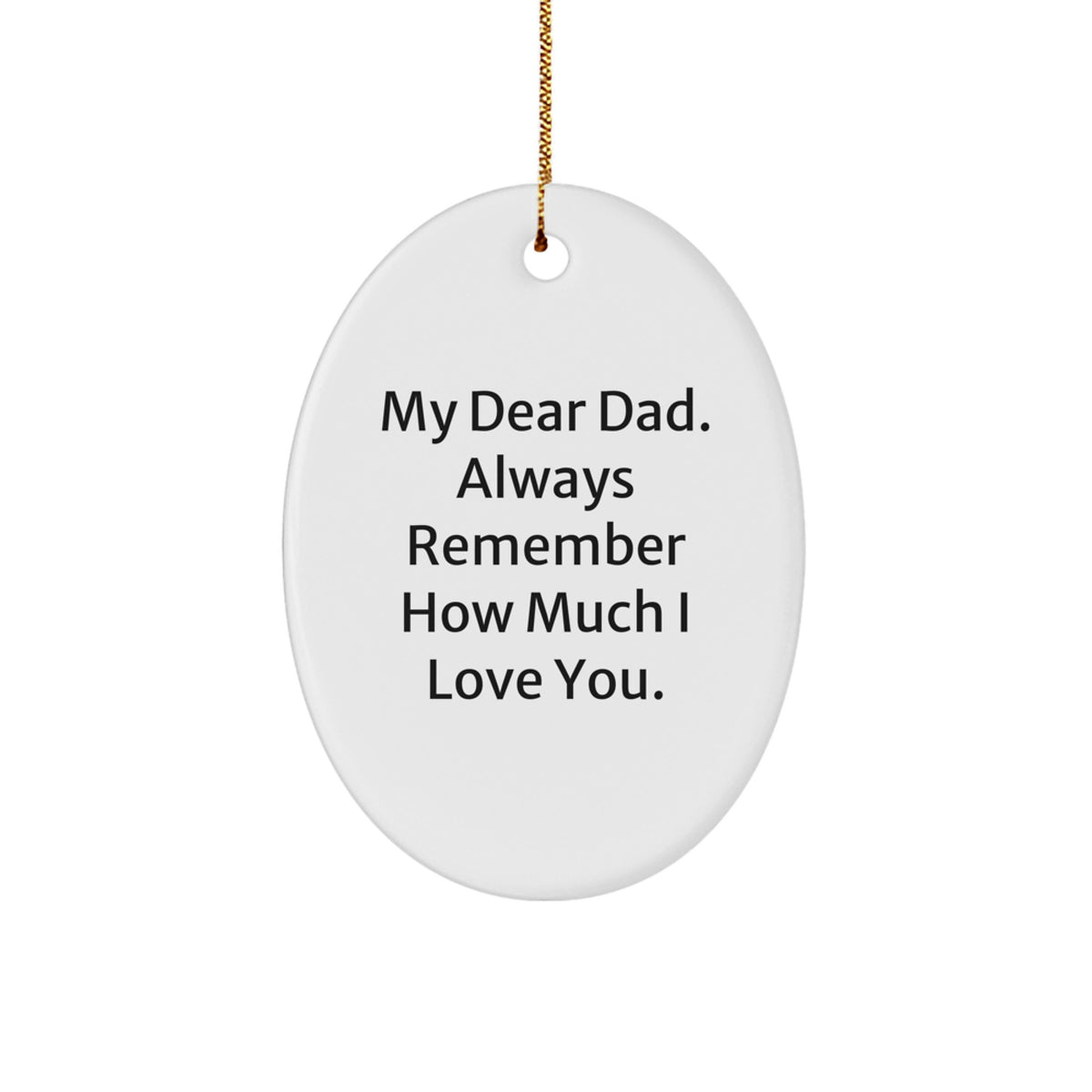 Christmas Ornament for a Husband Heartfelt 'Always Remember' Gift Idea - Image 1