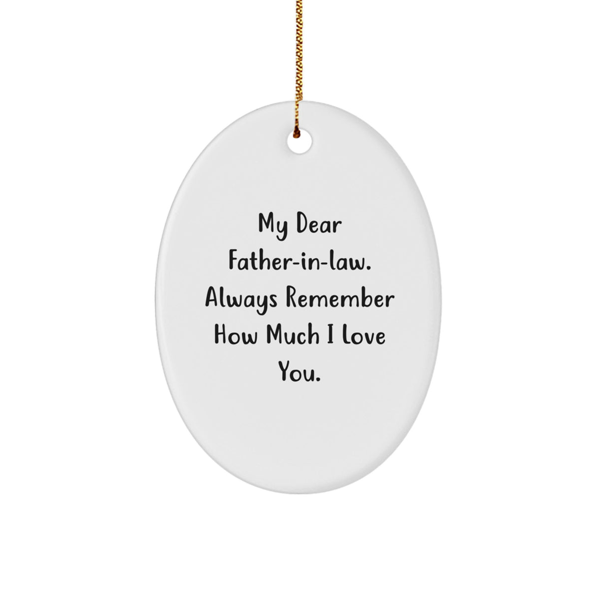 Christmas Gift Heartwarming Father-in-law Ornament - Always Remember - Image 1