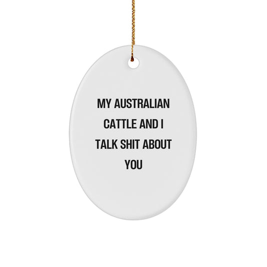 Australian Cattle Dog Keepsake Christmas Ornament for Him Gift - Image 1