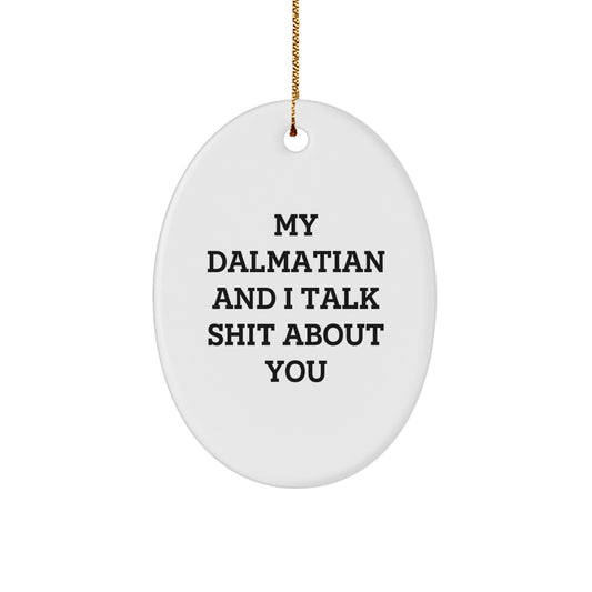Dalmatian Dog Keepsake Christmas Ornament for Him Gift - Image 1