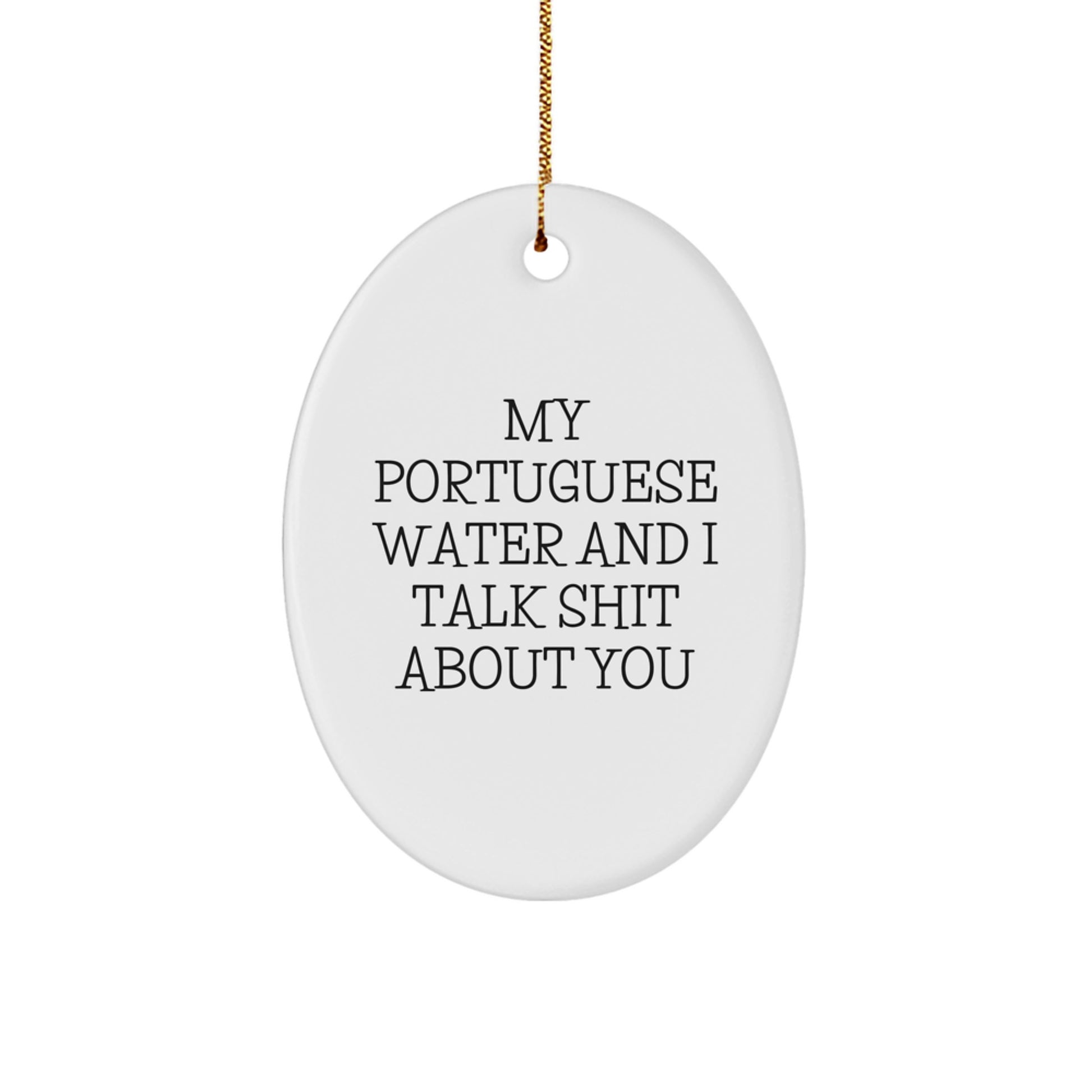 Funny Portuguese Water Dog Lover Gifts from Friends, Unique Christmas Unique Gifts for Men Women Family - Image 1