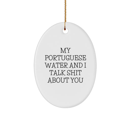 Funny Portuguese Water Dog Lover Gifts from Friends, Unique Christmas Unique Gifts for Men Women Family - Image 1