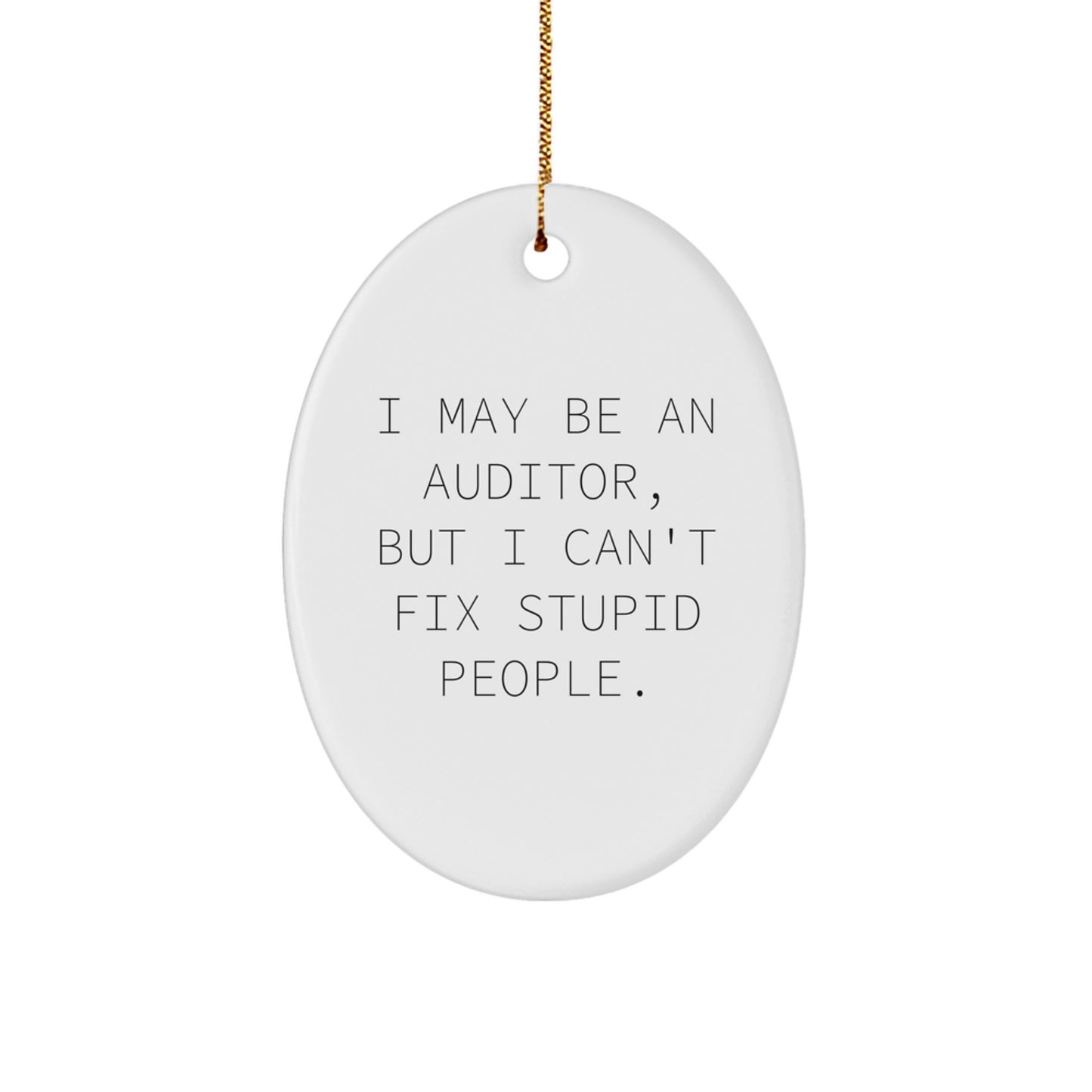 Auditor Keepsake Christmas Ornament for Him Gift - Image 1