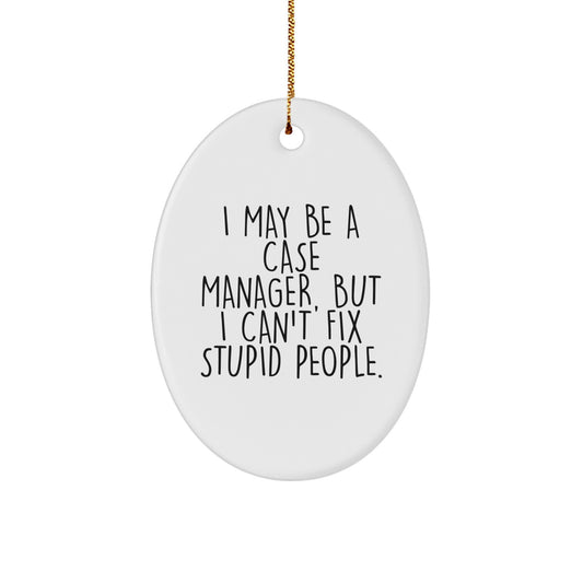 Case Manager Christmas Ornament Idea for Coworkers Holiday Gift - Image 1