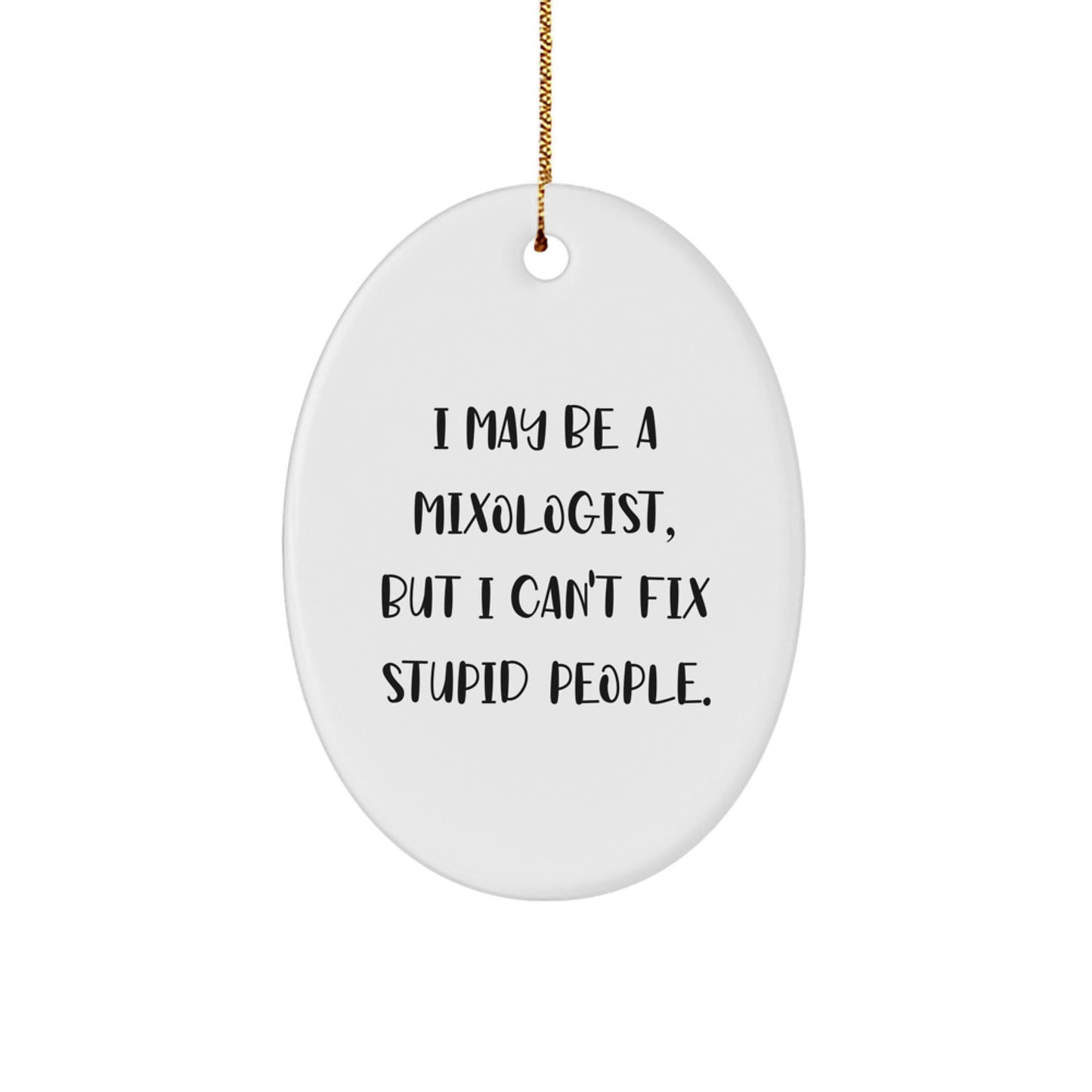 Mixologist Keepsake Christmas Ornament for Him Gift - Image 1