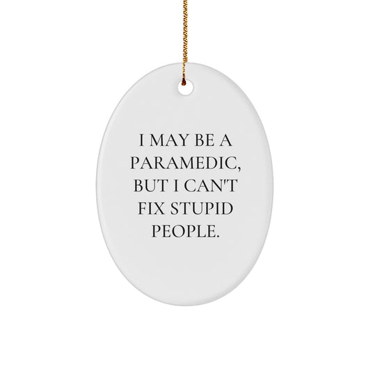 Rescue Worker Christmas Ornament Gift for Family – I May Be a Rescue Worker - Image 1