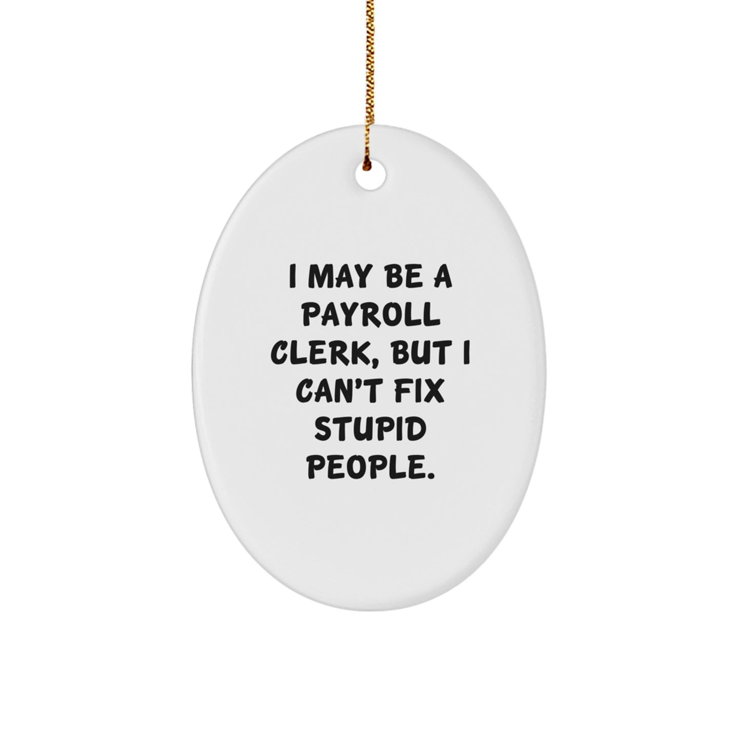 Payroll Clerk Favorite Christmas Ornament for Kids Holiday Keepsake Gift - Image 1