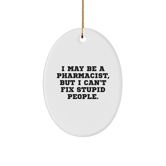 Pharmacist Keepsake Christmas Ornament for Him Surprise Gift - Image 1