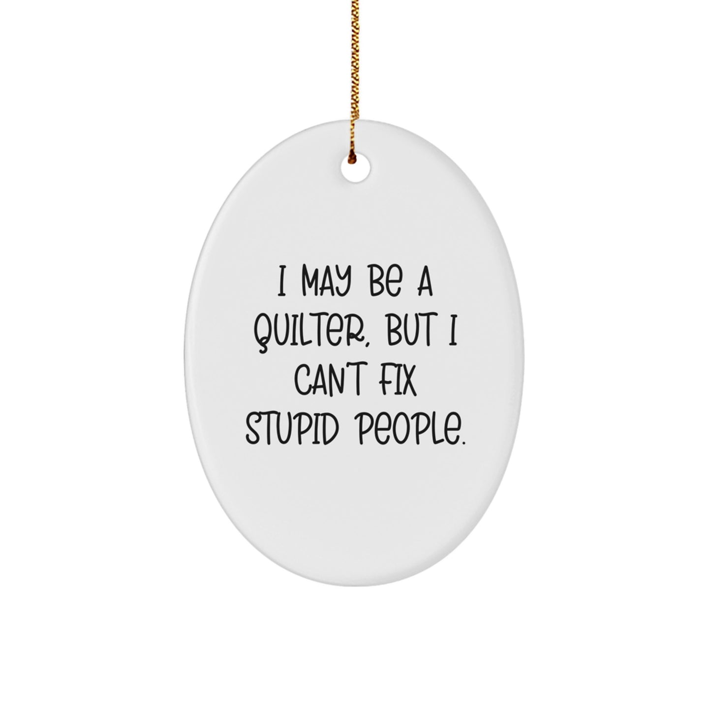 Quilter Keepsake Christmas Ornament for Him Gift – Holiday Surprise - Image 1