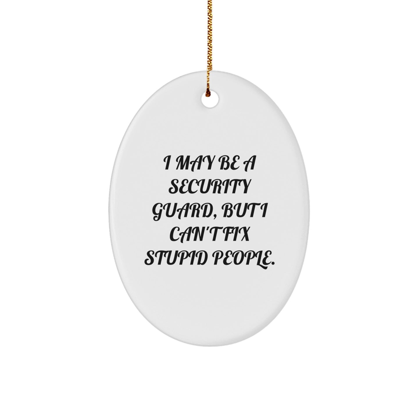 Security Guard Favorite Kids Christmas Ornament Gift - Image 1