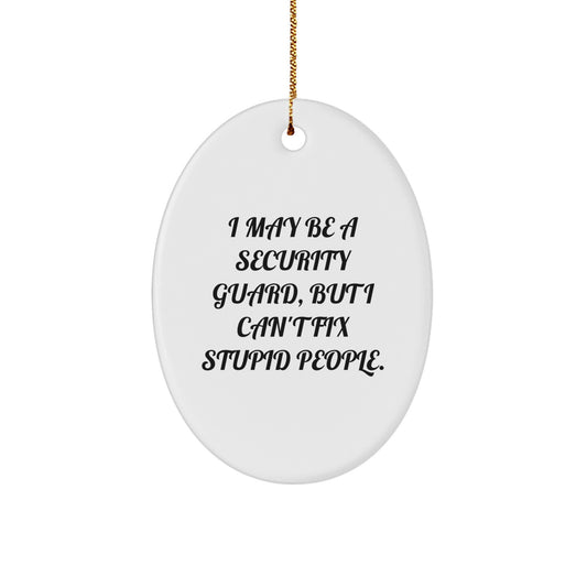 Security Guard Favorite Kids Christmas Ornament Gift - Image 1