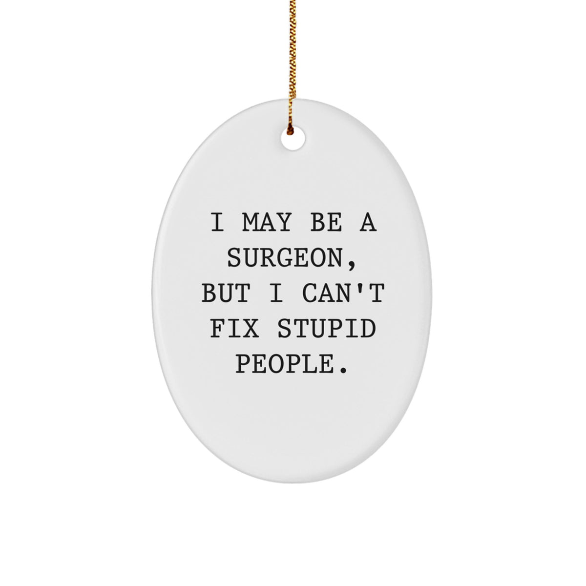 Surgeon Keepsake Christmas Ornament for Him Gift - Image 1