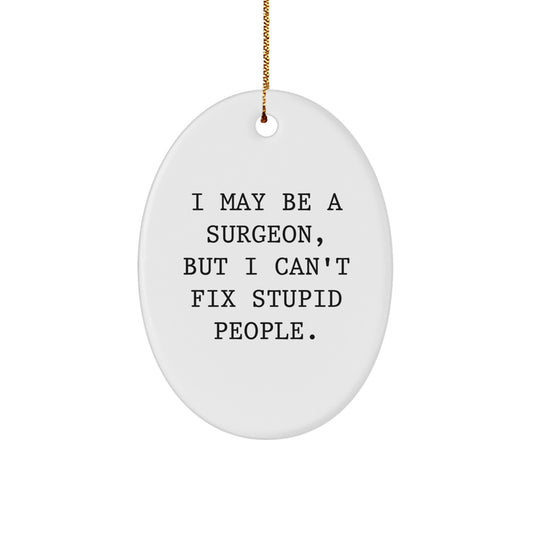 Surgeon Keepsake Christmas Ornament for Him Gift - Image 1
