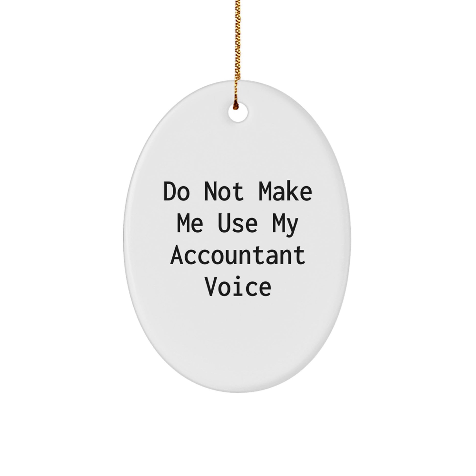 Christmas Gift for Her Accountant Ornament Present - Image 1